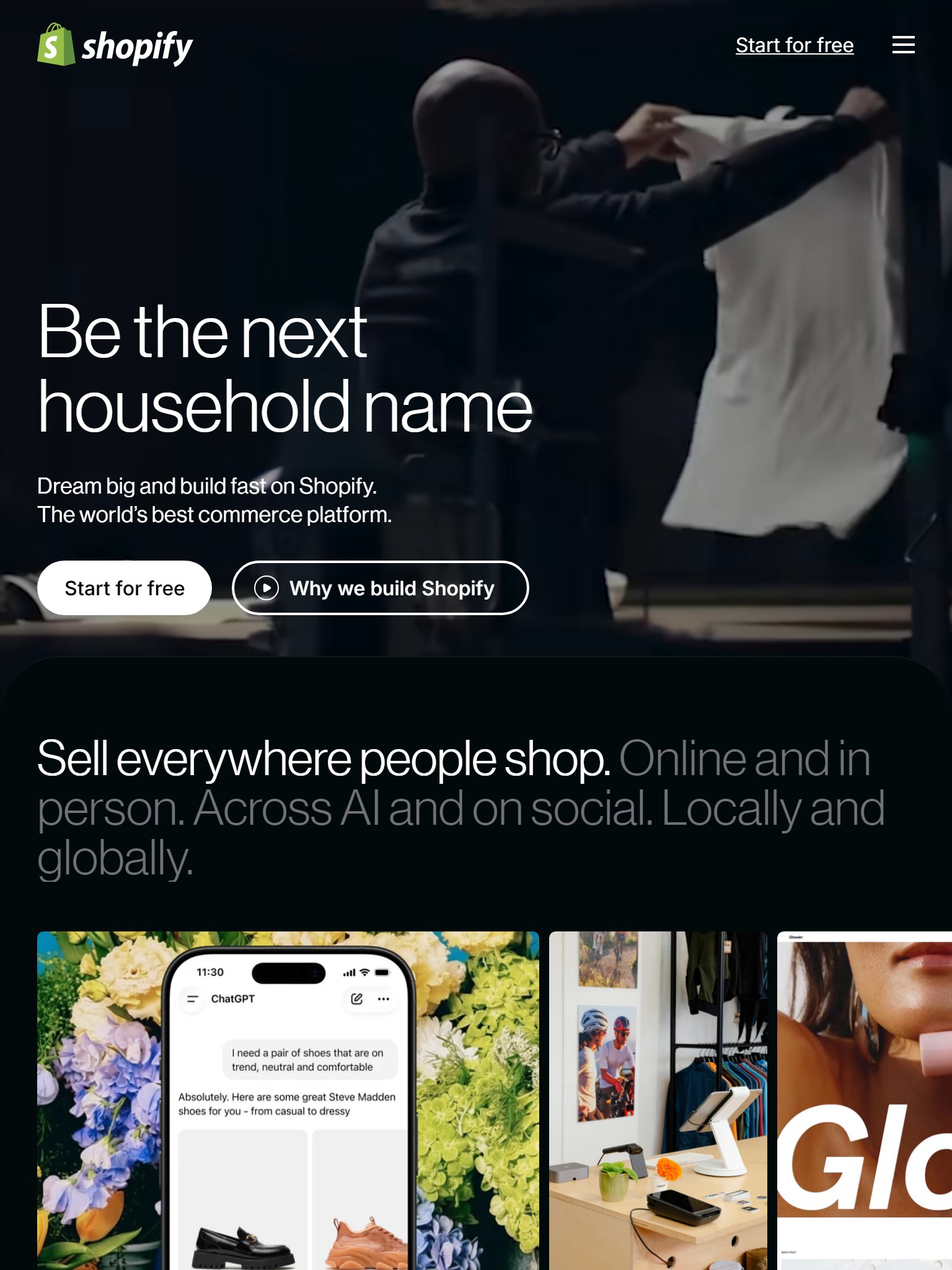 Shopify tablet